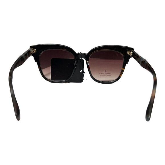 Judith Leiber Uva Sunglasses Brown Tortoise Square‎ Classic Cat Eye Textured main image 11